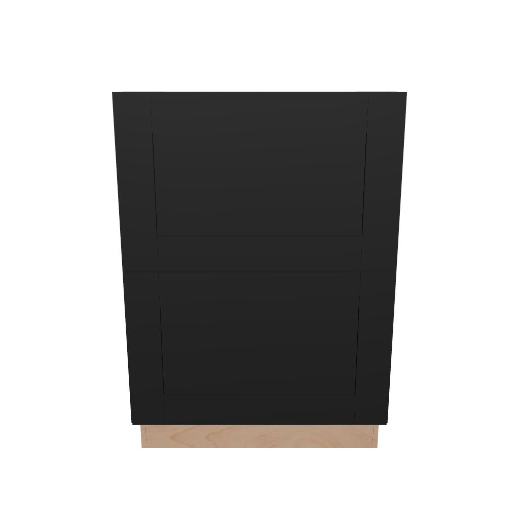 2" H X 24" D  2 Drawer Base Cabinet