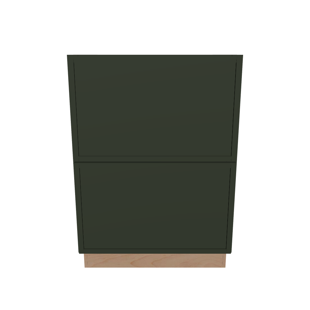 2" H X 24" D  2 Drawer Base Cabinet