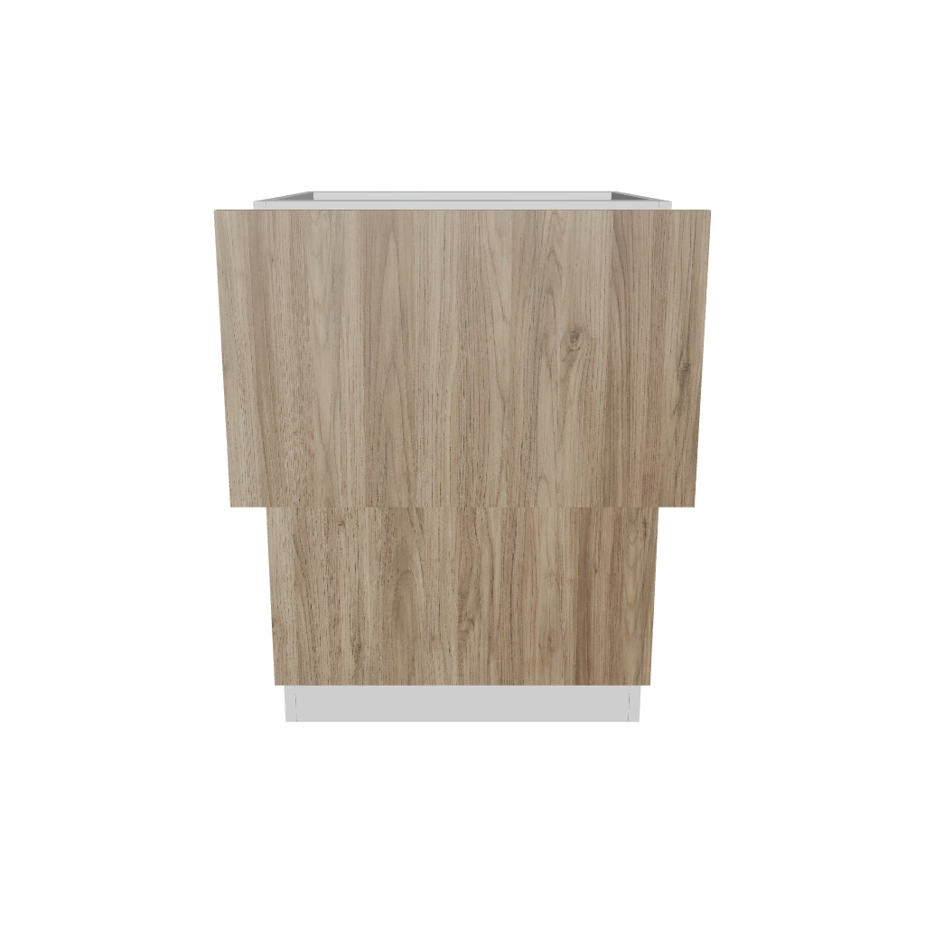 2" H X 24" D  2 Drawer Base Cabinet