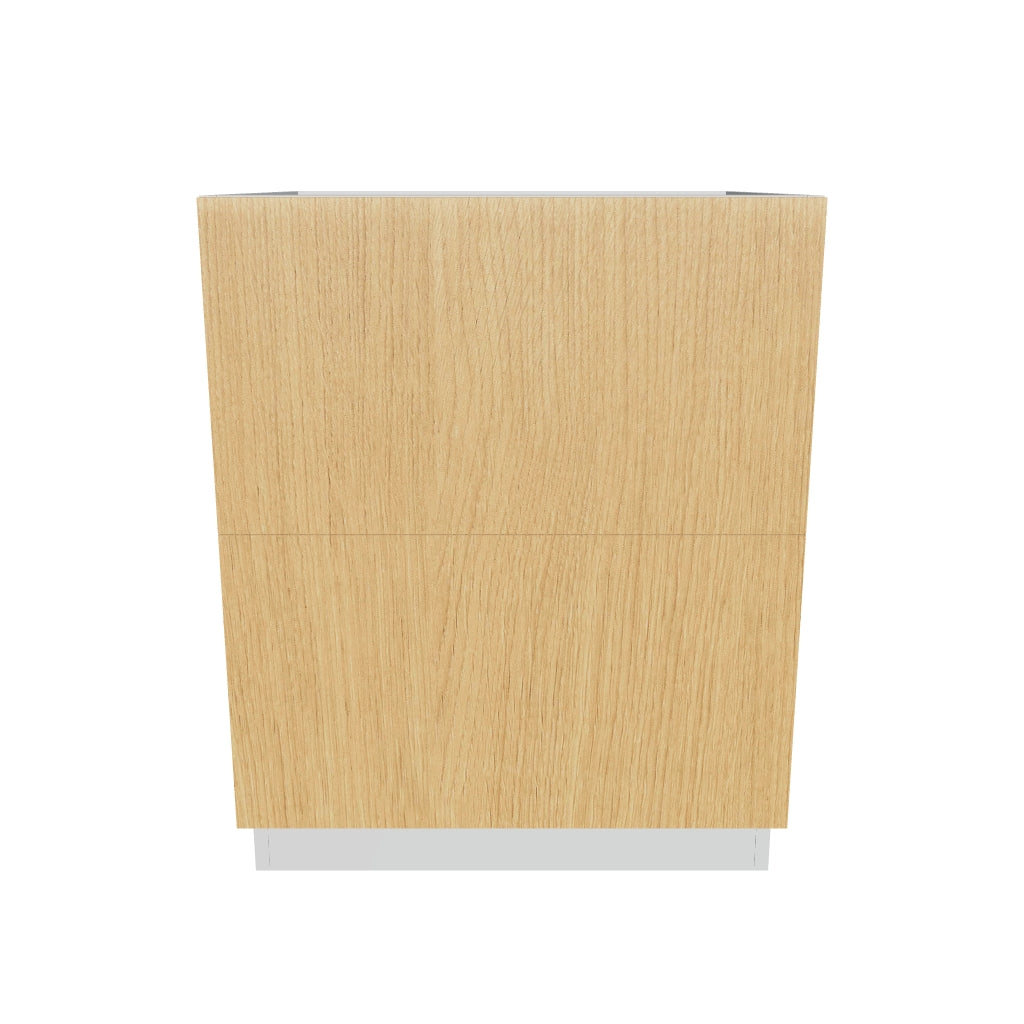 2" H X 24" D  2 Drawer Base Cabinet