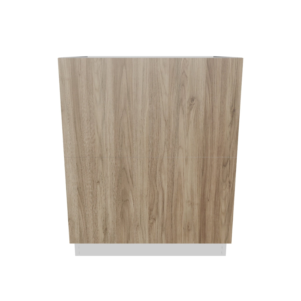 2" H X 24" D  2 Drawer Base Cabinet