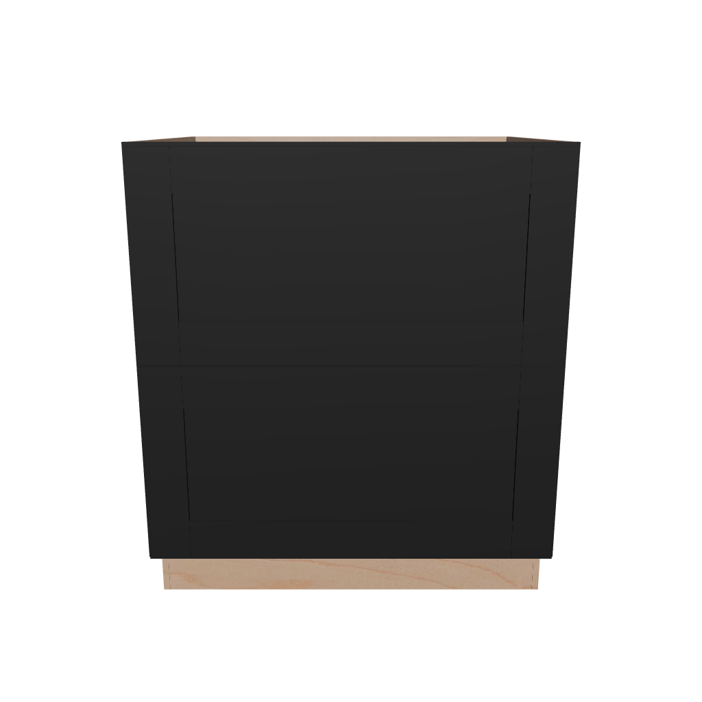 2" H X 24" D  2 Drawer Base Cabinet