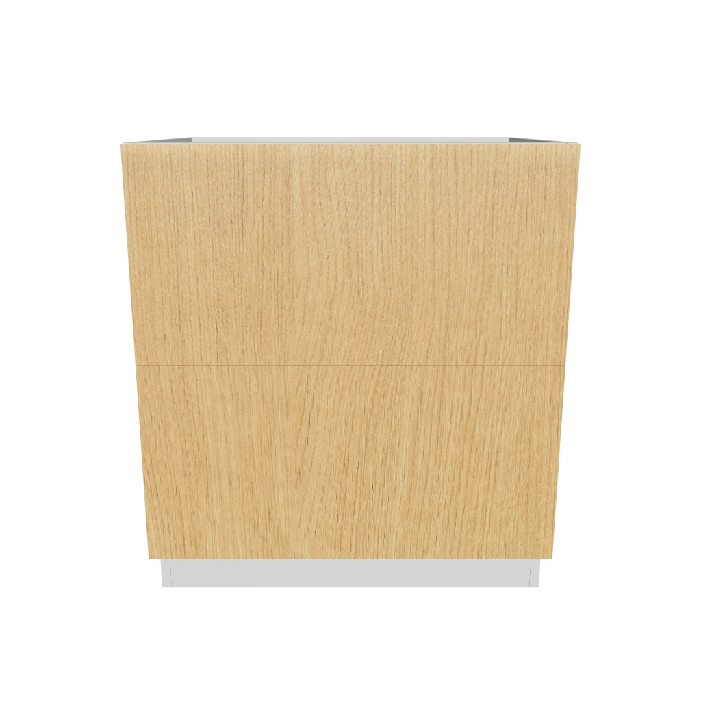 2" H X 24" D  2 Drawer Base Cabinet