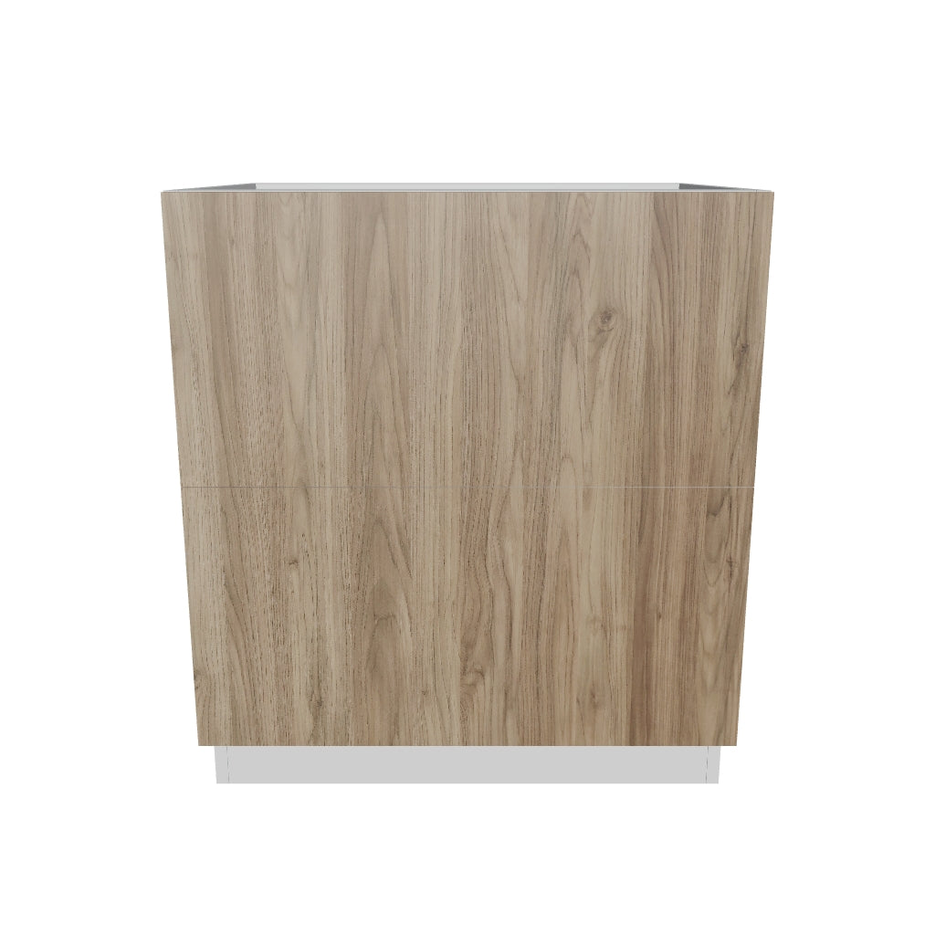 2" H X 24" D  2 Drawer Base Cabinet