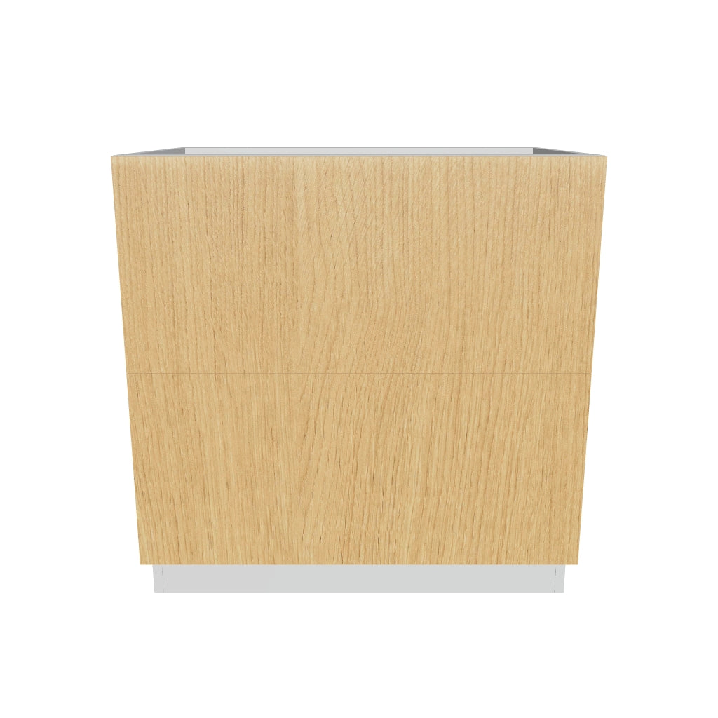 2" H X 24" D  2 Drawer Base Cabinet
