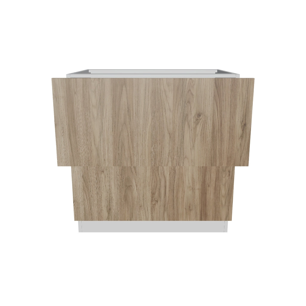 2" H X 24" D  2 Drawer Base Cabinet