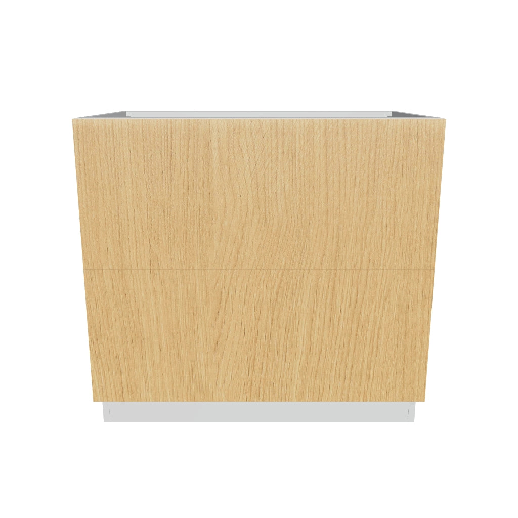 2" H X 24" D  2 Drawer Base Cabinet