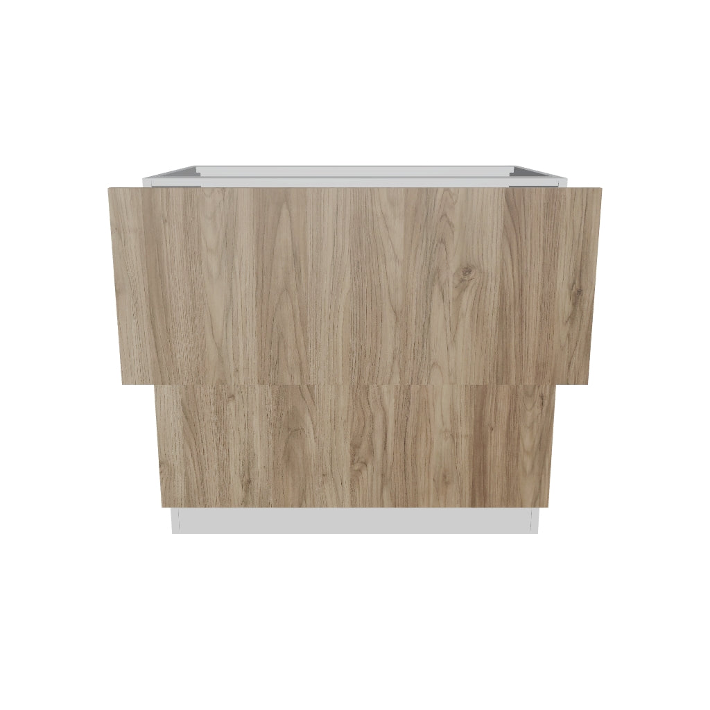 2" H X 24" D  2 Drawer Base Cabinet