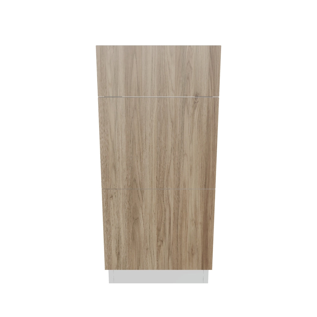 2" H X 24" D  3 Drawer Base Cabinet
