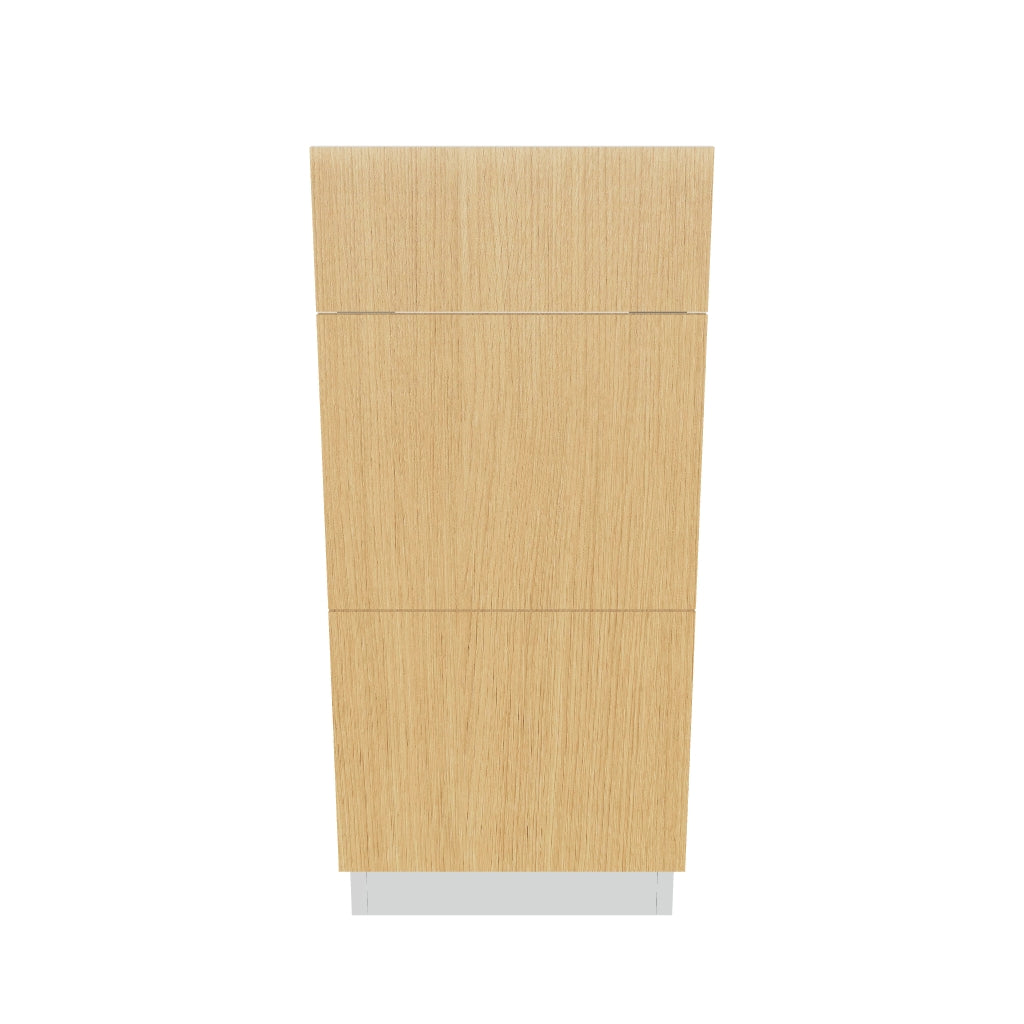 2" H X 24" D  3 Drawer Base Cabinet