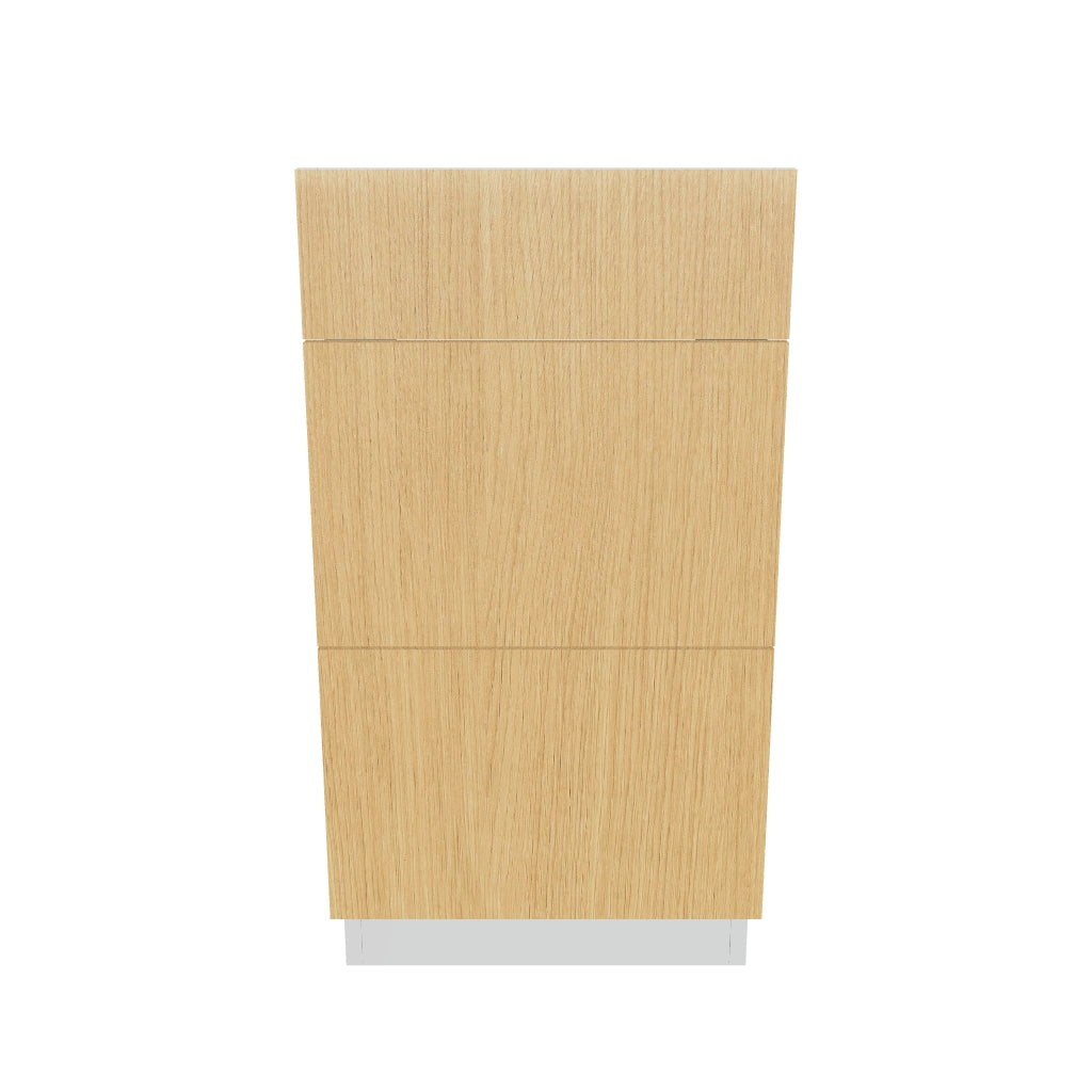 2" H X 24" D  3 Drawer Base Cabinet