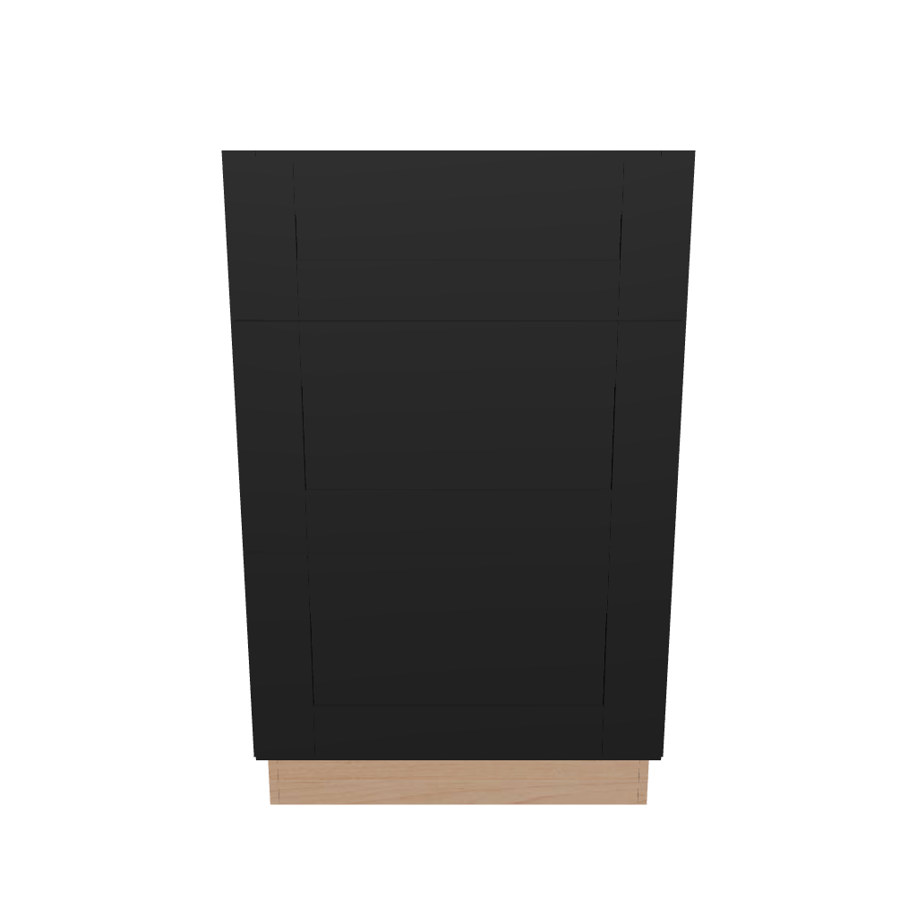 2" H X 24" D  3 Drawer Base Cabinet