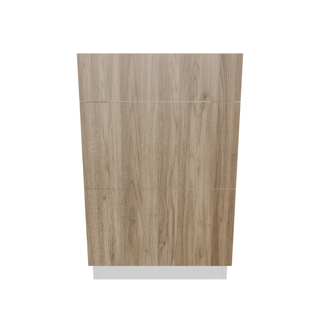 2" H X 24" D  3 Drawer Base Cabinet