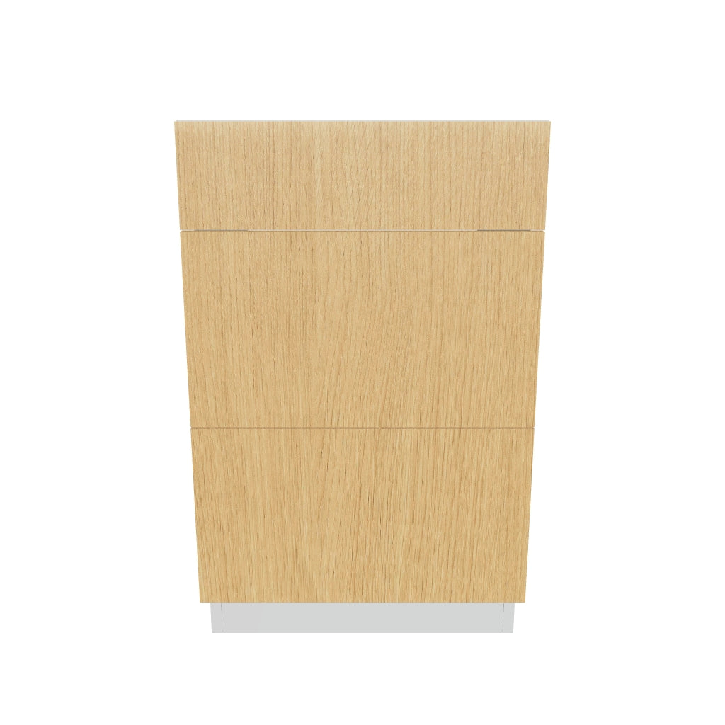 2" H X 24" D  3 Drawer Base Cabinet