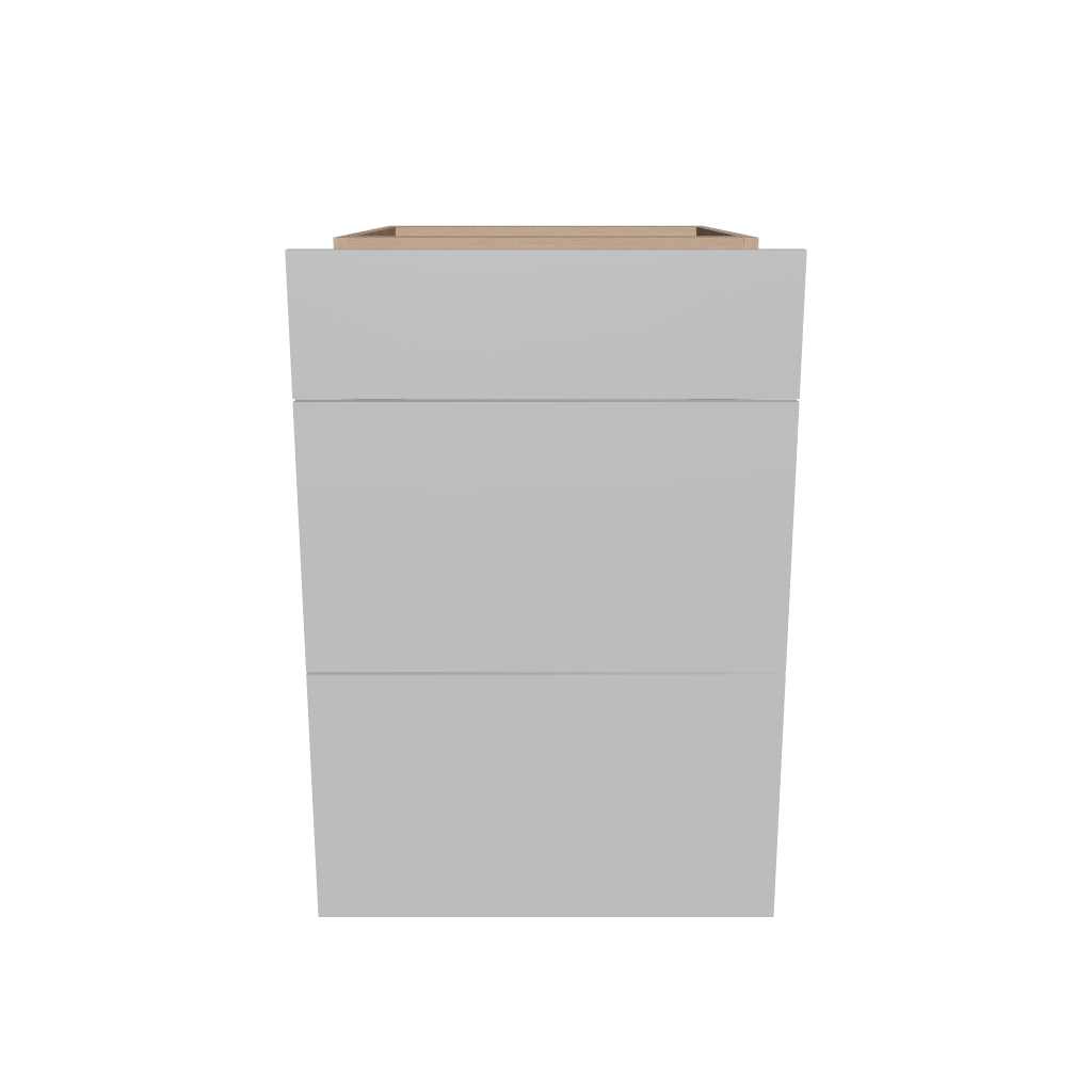 2" H X 24" D  3 Drawer Base Cabinet