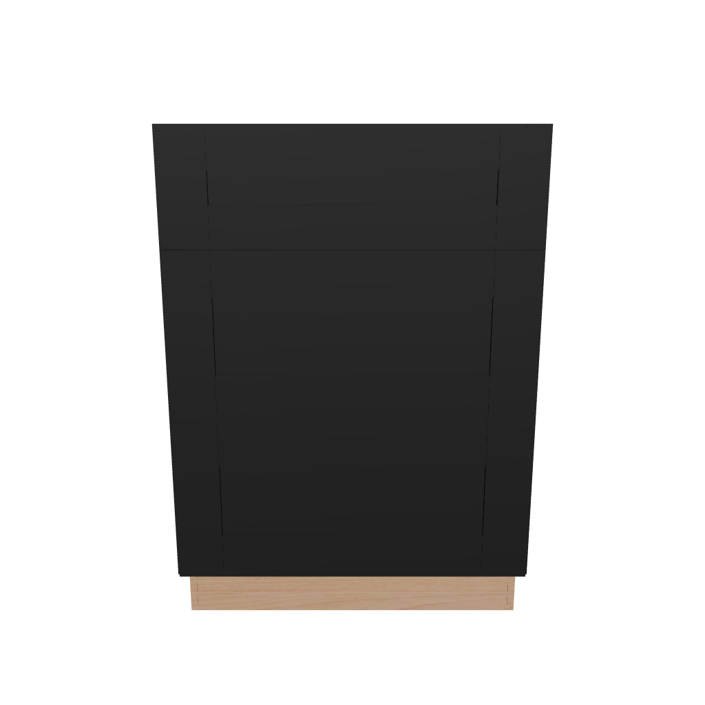 2" H X 24" D  3 Drawer Base Cabinet