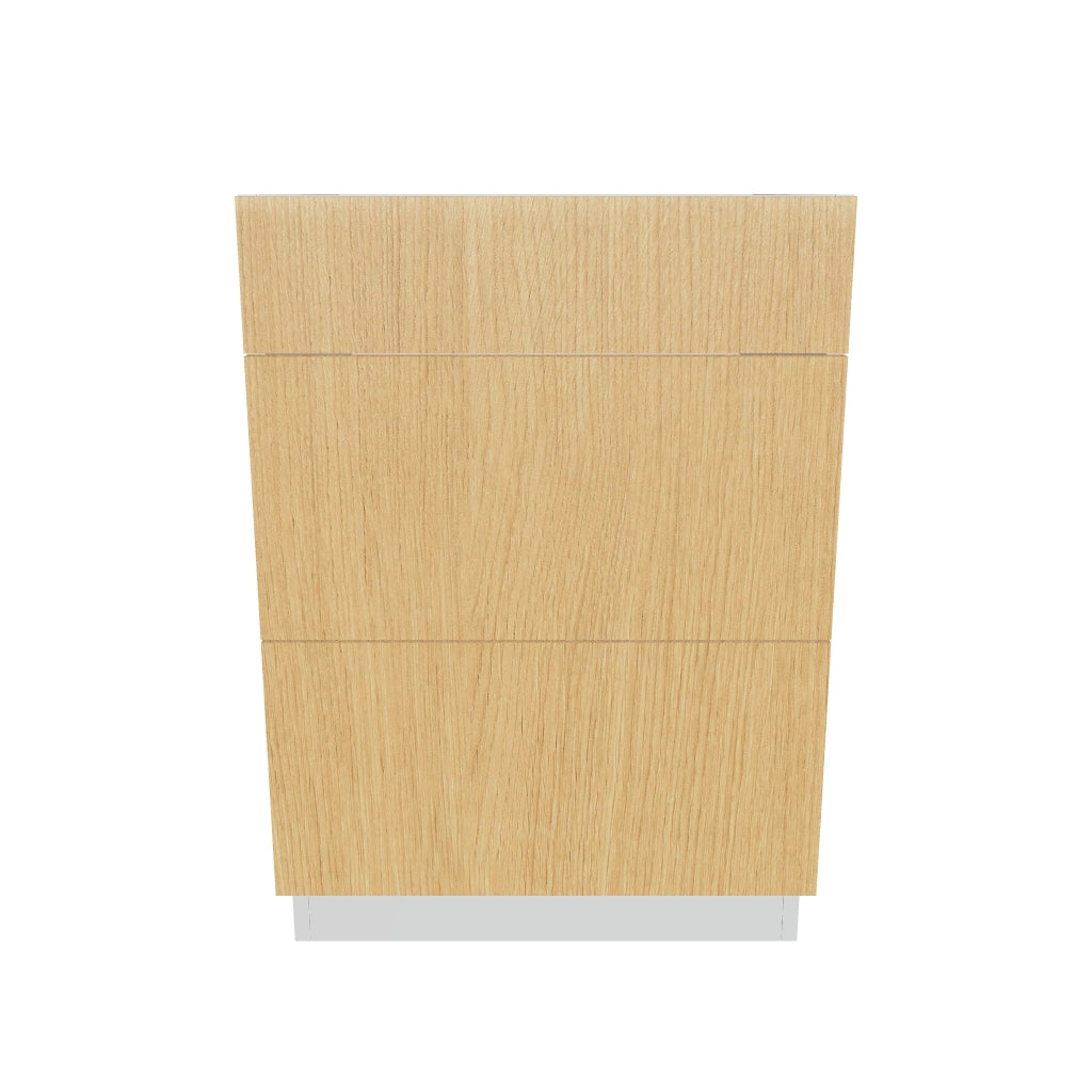 2" H X 24" D  3 Drawer Base Cabinet
