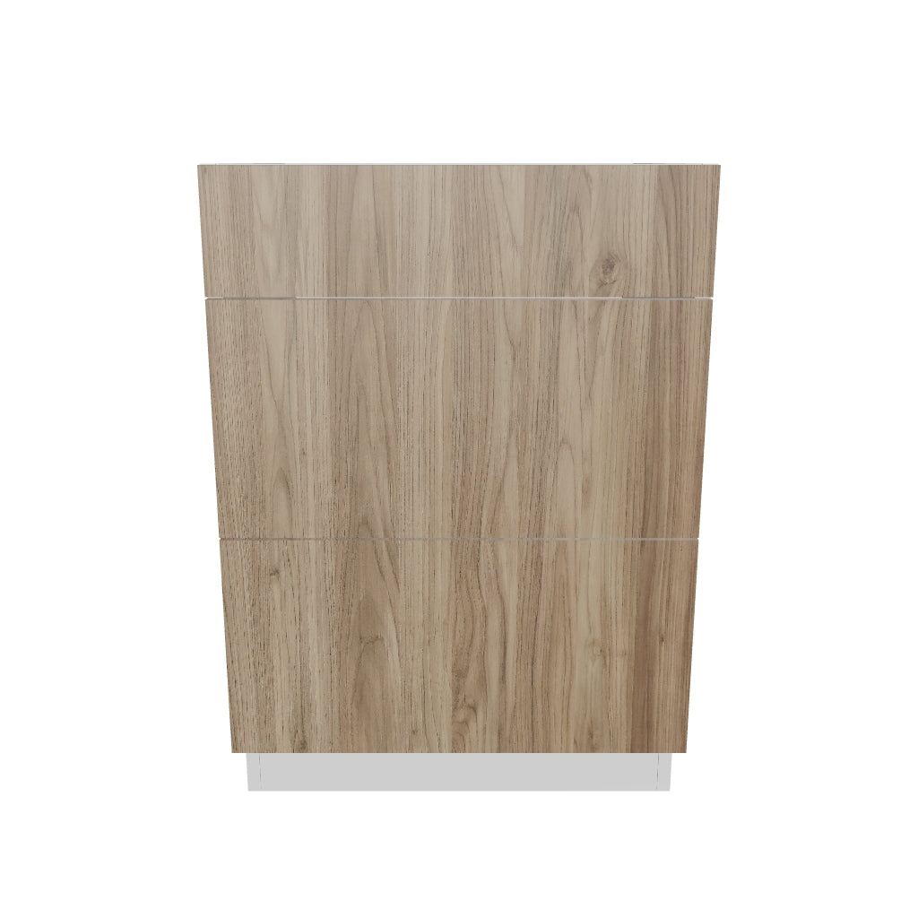 2" H X 24" D  3 Drawer Base Cabinet