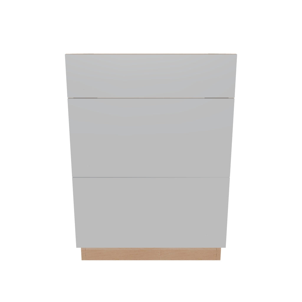 2" H X 24" D  3 Drawer Base Cabinet
