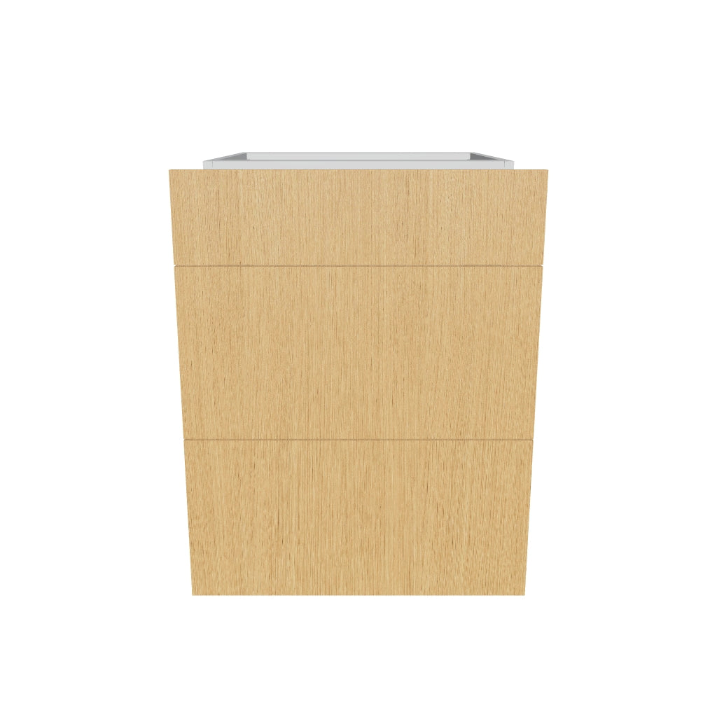 2" H X 24" D  3 Drawer Base Cabinet
