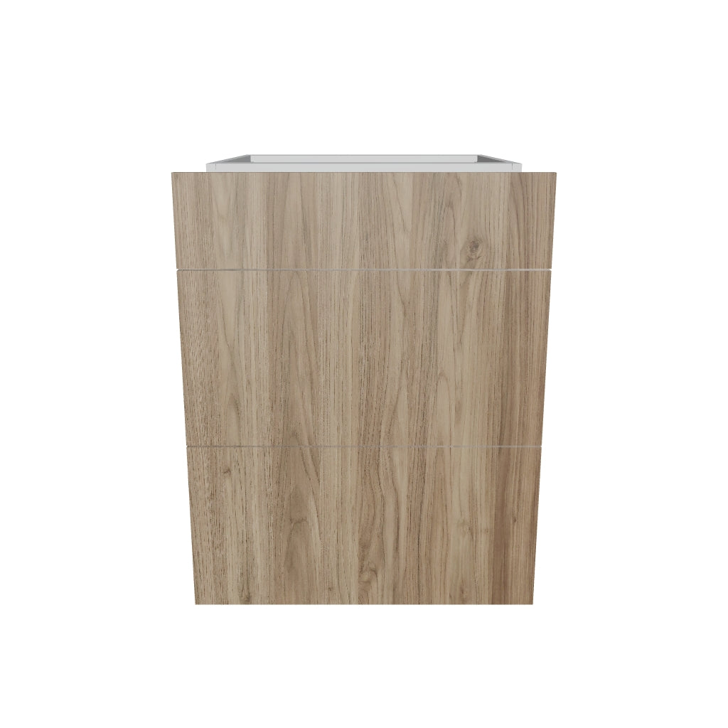 2" H X 24" D  3 Drawer Base Cabinet