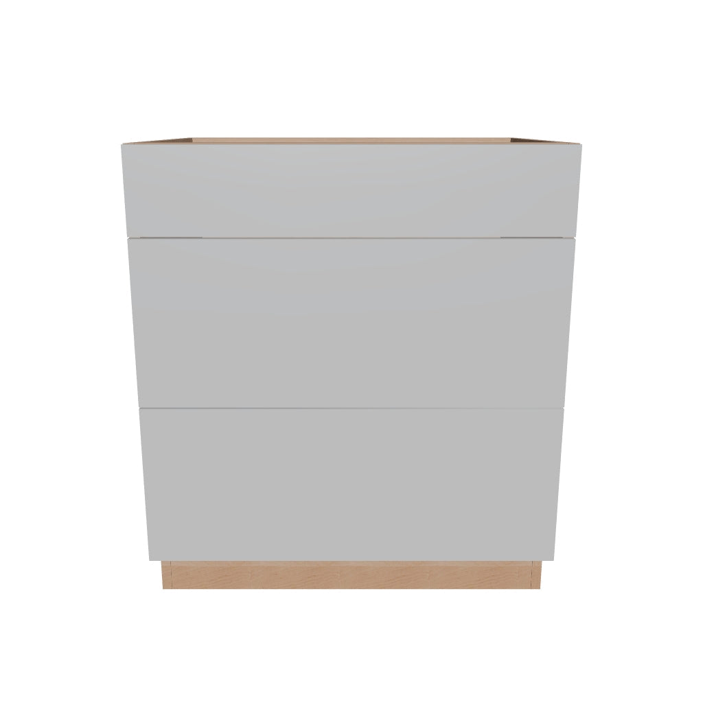 2" H X 24" D  3 Drawer Base Cabinet