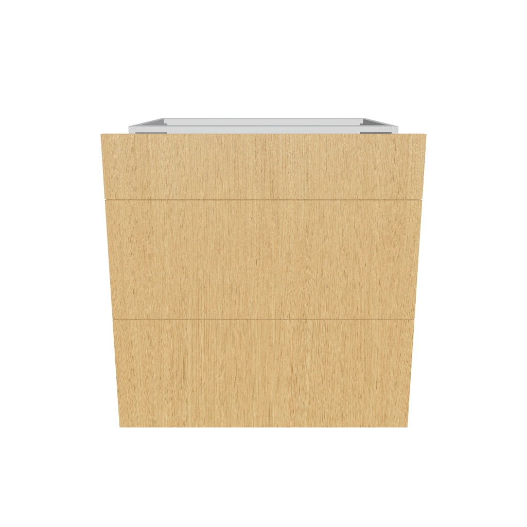 2" H X 24" D  3 Drawer Base Cabinet