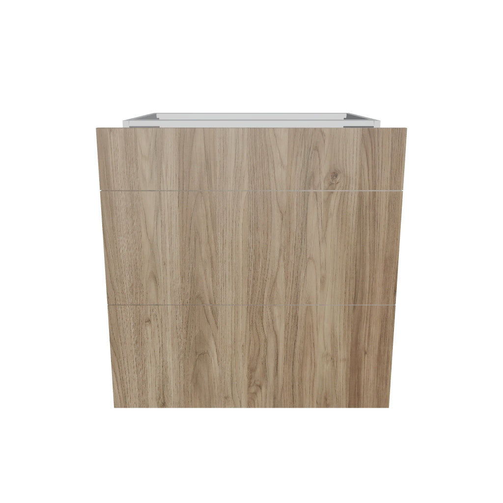 2" H X 24" D  3 Drawer Base Cabinet