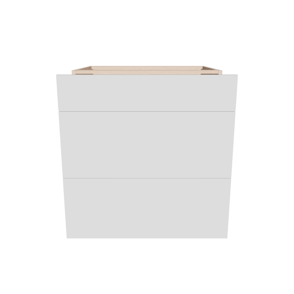 2" H X 24" D  3 Drawer Base Cabinet