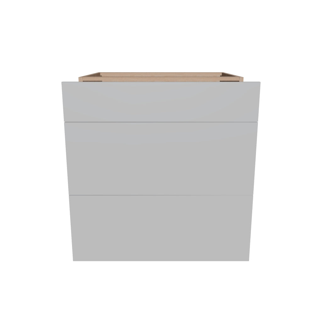 2" H X 24" D  3 Drawer Base Cabinet