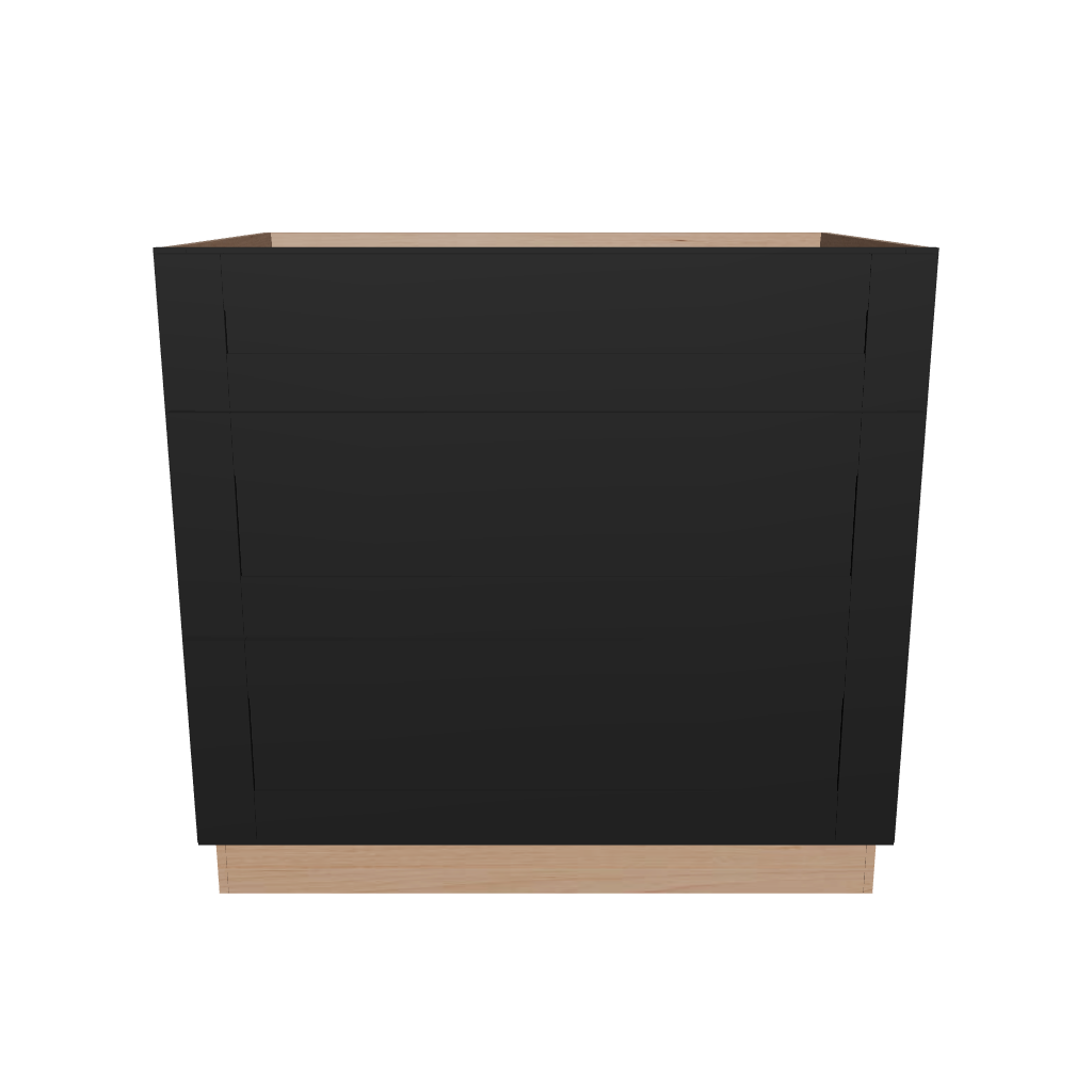 2" H X 24" D  3 Drawer Base Cabinet