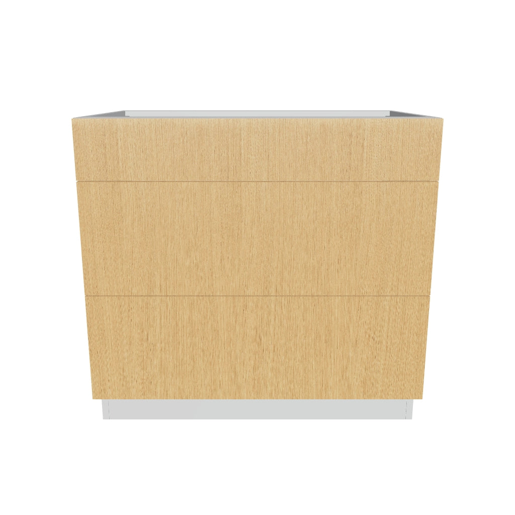 2" H X 24" D  3 Drawer Base Cabinet