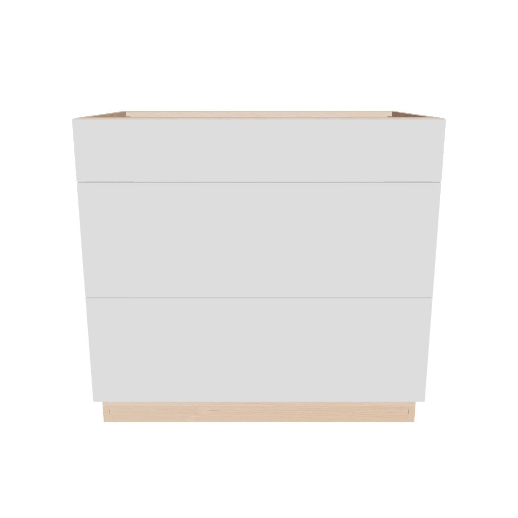 2" H X 24" D  3 Drawer Base Cabinet