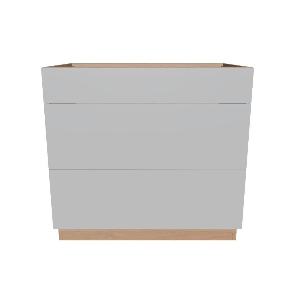 2" H X 24" D  3 Drawer Base Cabinet