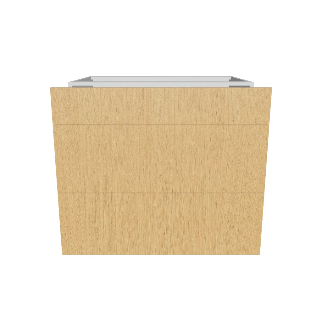 2" H X 24" D  3 Drawer Base Cabinet