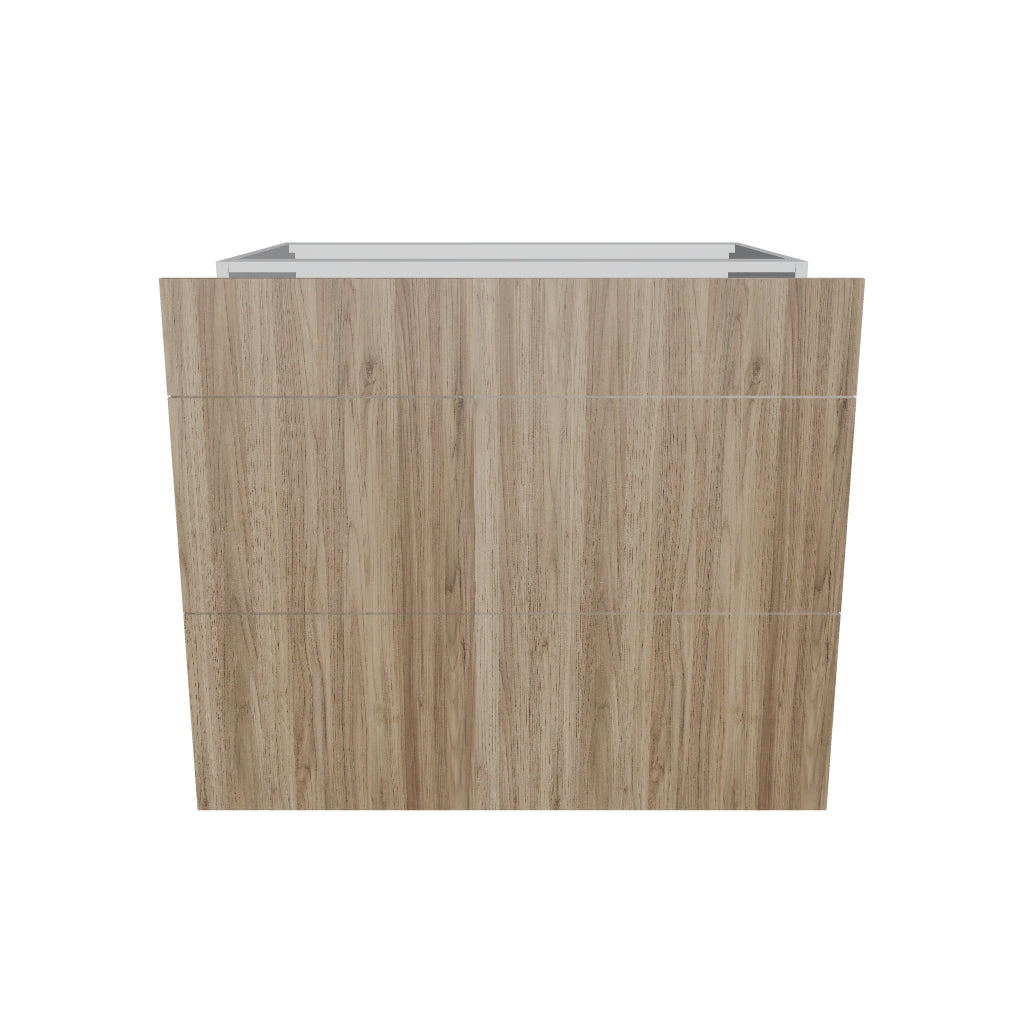 2" H X 24" D  3 Drawer Base Cabinet