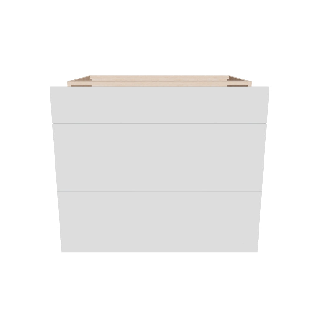 2" H X 24" D  3 Drawer Base Cabinet