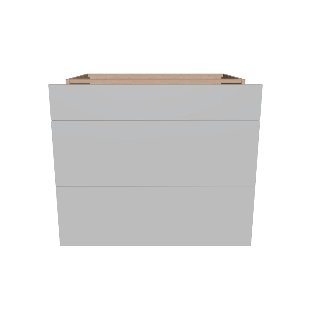 2" H X 24" D  3 Drawer Base Cabinet
