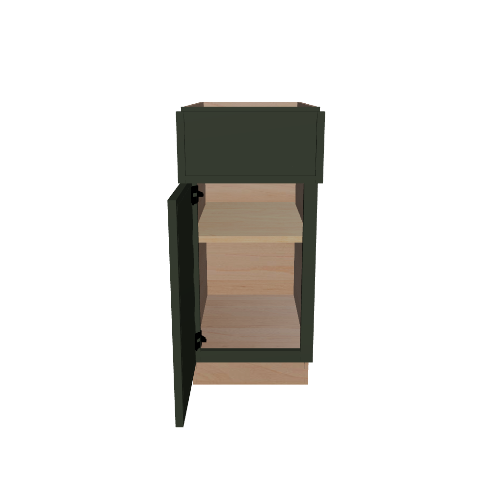 2" H X 24" D Single Door Base Cabinet