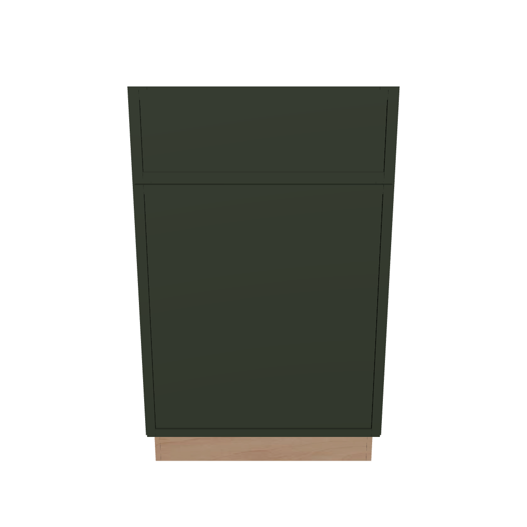 2" H X 24" D Single Door Base Cabinet
