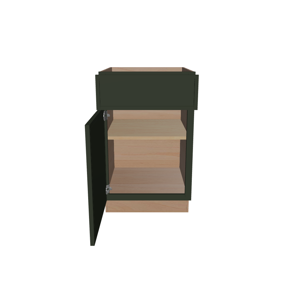 2" H X 24" D Single Door Base Cabinet