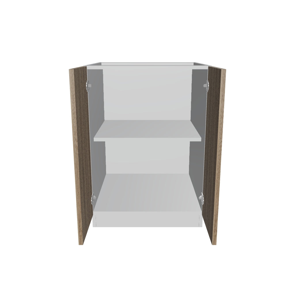 2" H X 24" D Full Height Double Door Base Cabinet