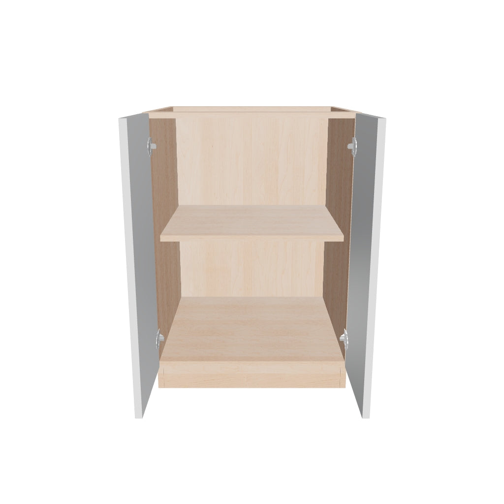 2" H X 24" D Full Height Double Door Base Cabinet