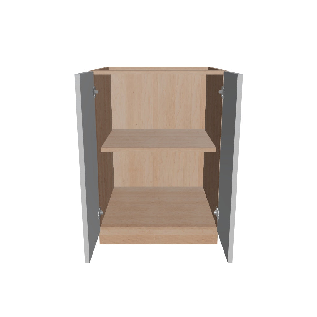 2" H X 24" D Full Height Double Door Base Cabinet
