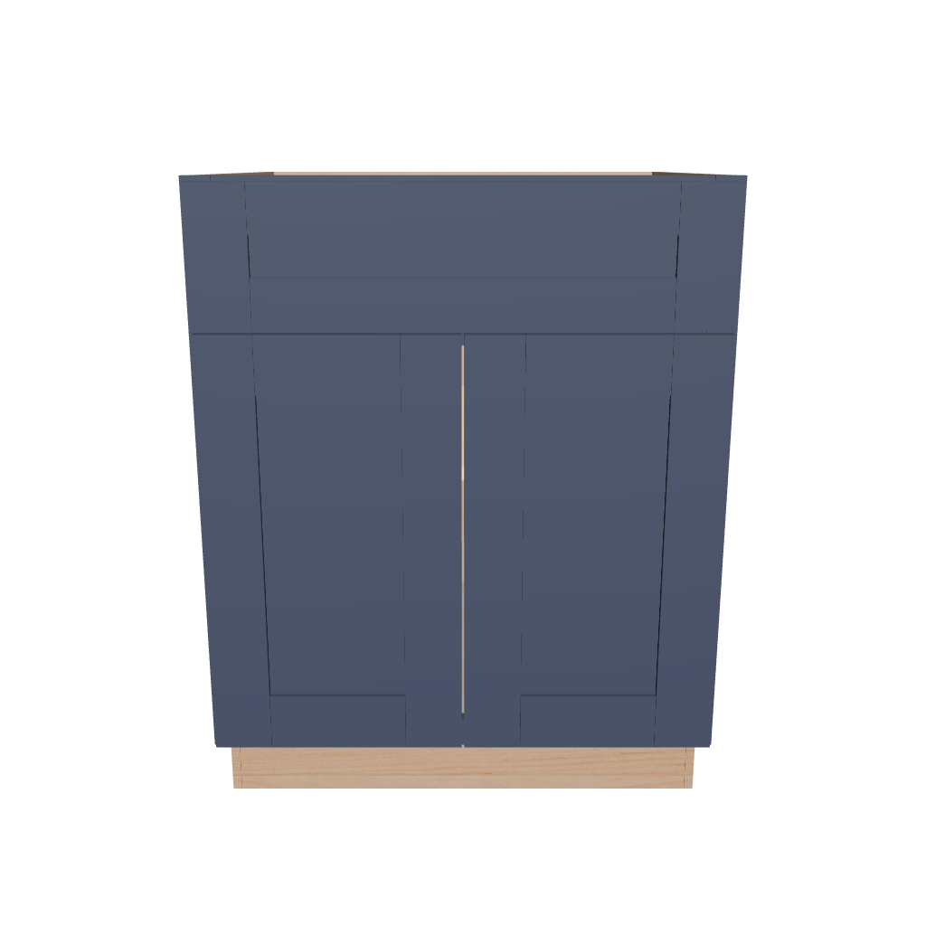 2" H X 24" D Double Door Base Cabinet