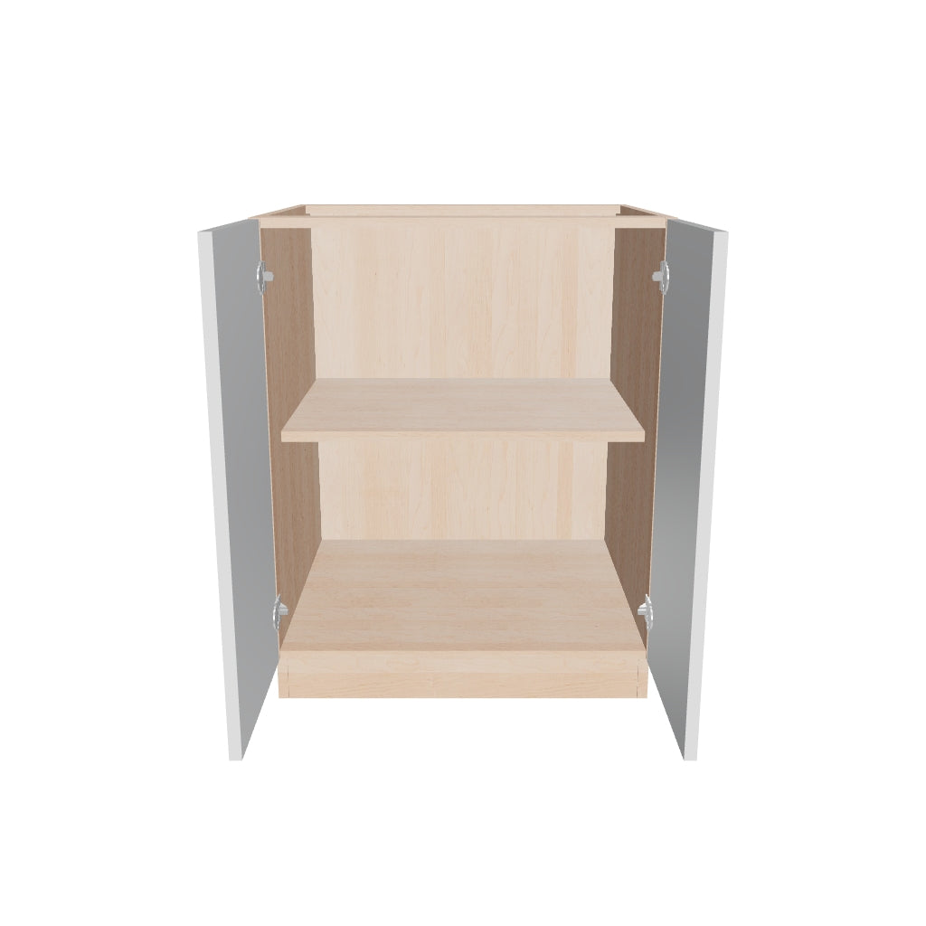 2" H X 24" D Full Height Double Door Base Cabinet
