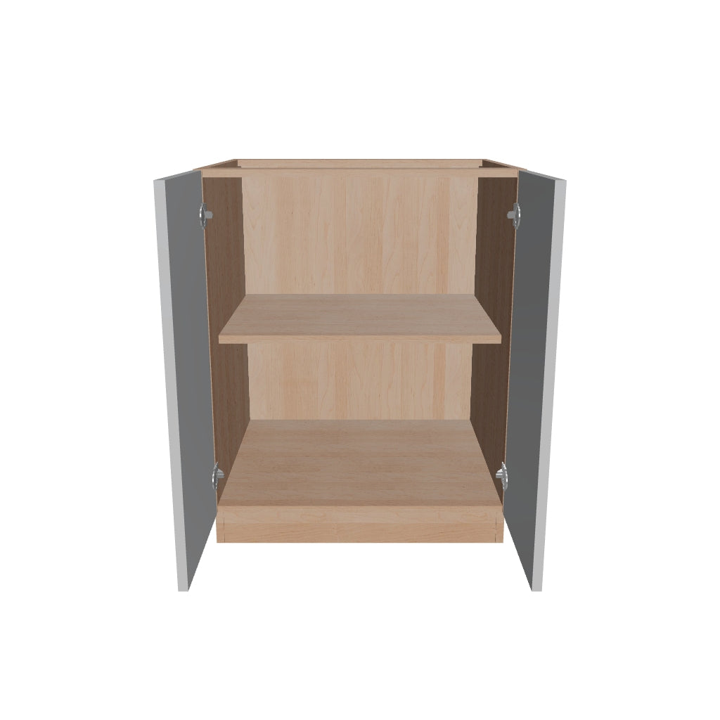 2" H X 24" D Full Height Double Door Base Cabinet