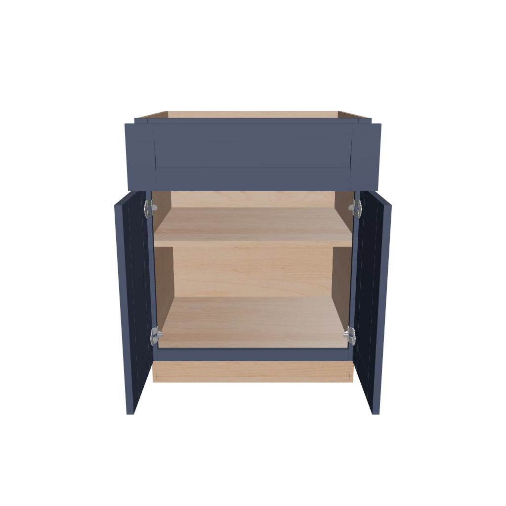 2" H X 24" D Double Door Base Cabinet