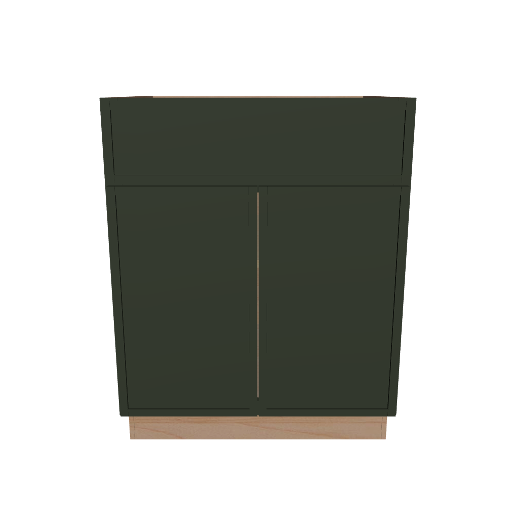 2" H X 24" D Double Door Base Cabinet
