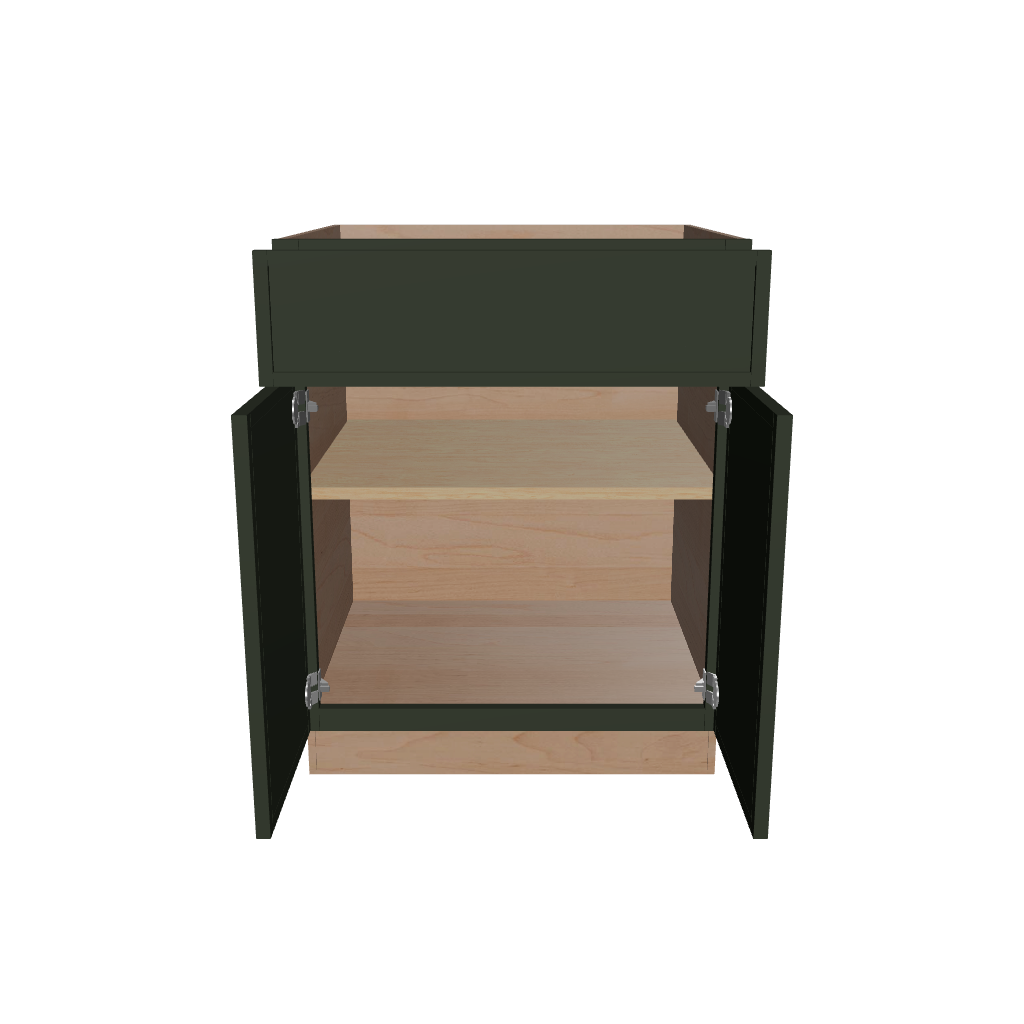 2" H X 24" D Double Door Base Cabinet